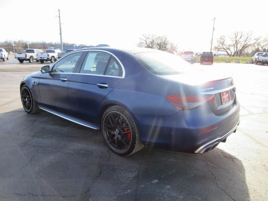 used 2021 Mercedes-Benz AMG E 63 car, priced at $85,995