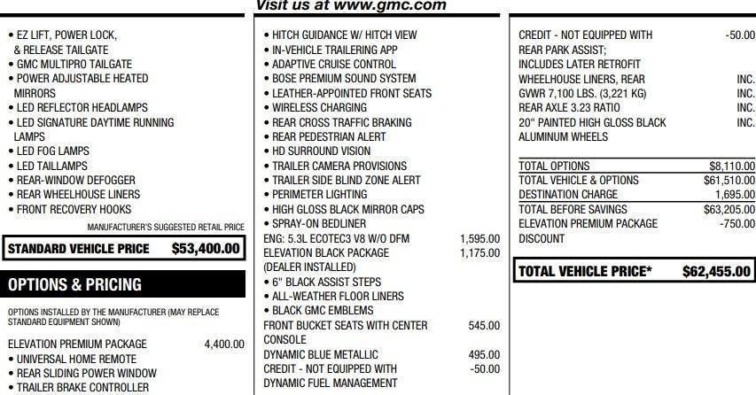 used 2022 GMC Sierra 1500 car, priced at $45,995