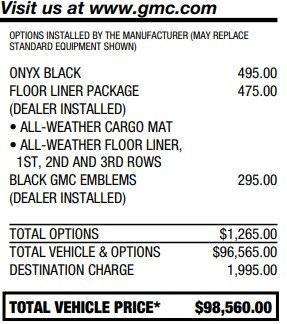 used 2025 GMC Yukon car, priced at $89,995