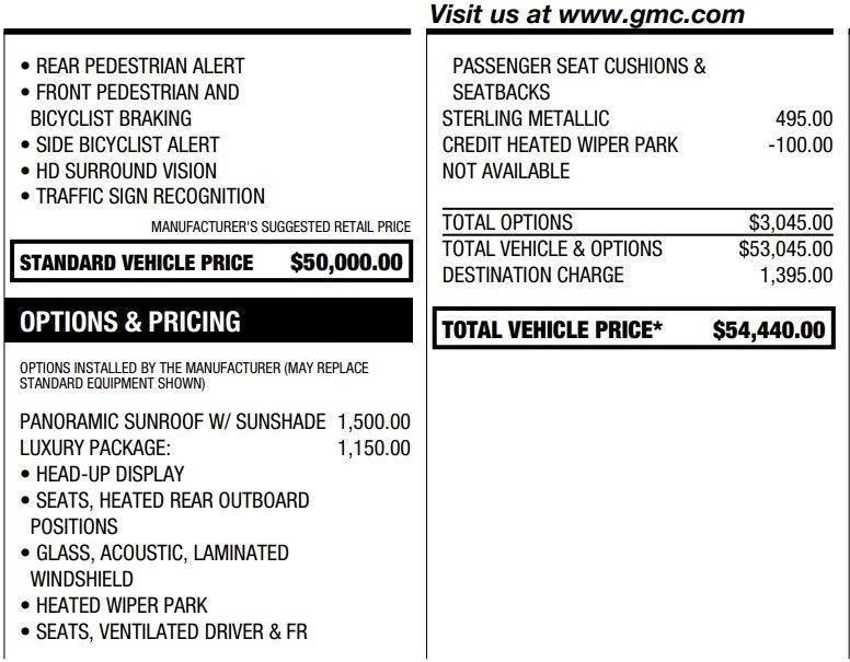 used 2024 GMC Acadia car, priced at $46,995