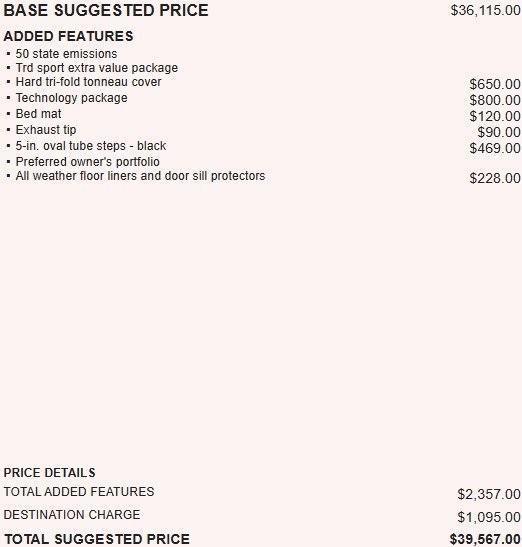 used 2018 Toyota Tacoma car, priced at $24,995