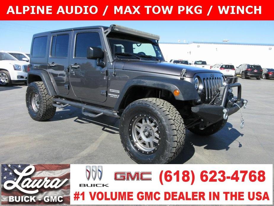 used 2017 Jeep Wrangler Unlimited car, priced at $22,995