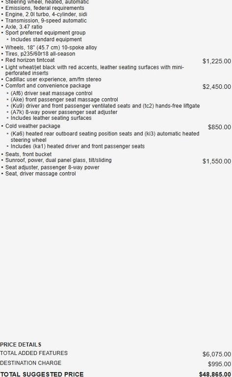 used 2019 Cadillac XT4 car, priced at $14,995