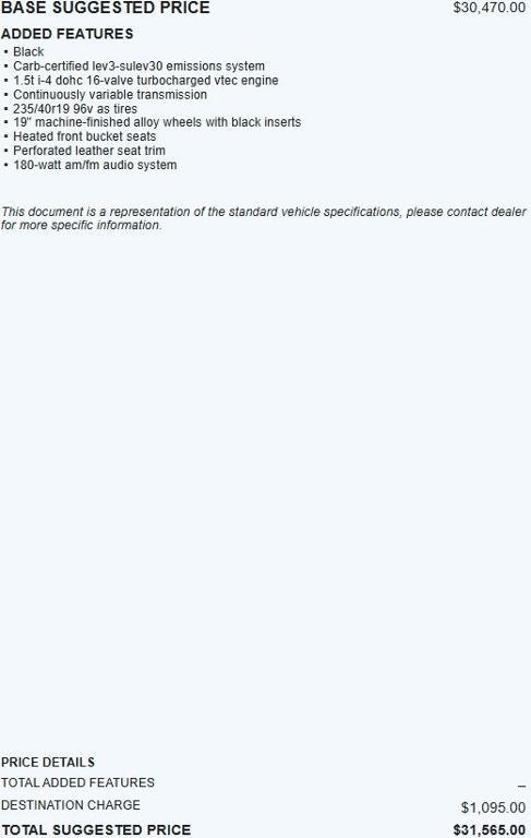 used 2022 Honda Accord car, priced at $19,495