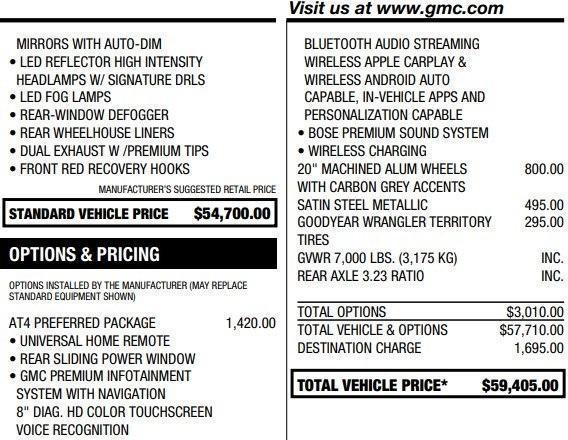 used 2021 GMC Sierra 1500 car, priced at $40,995