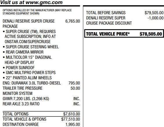 used 2024 GMC Sierra 1500 car, priced at $56,995