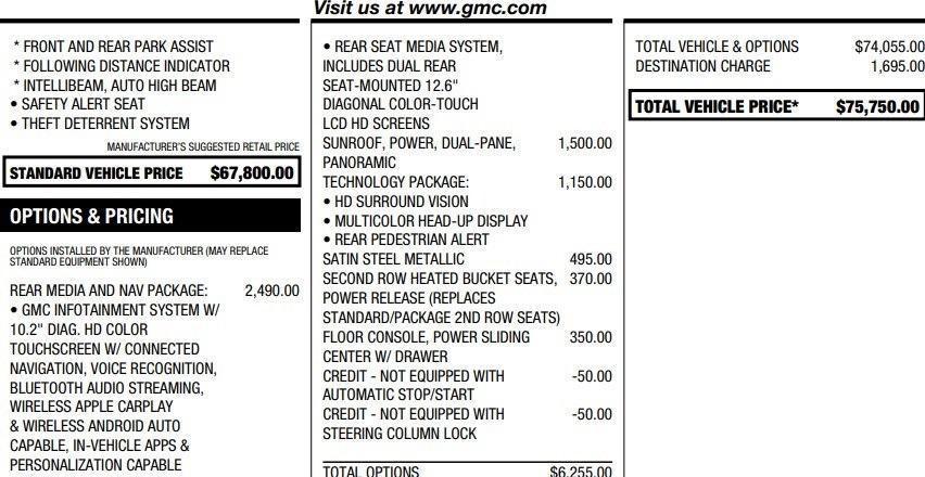 used 2021 GMC Yukon XL car, priced at $49,995
