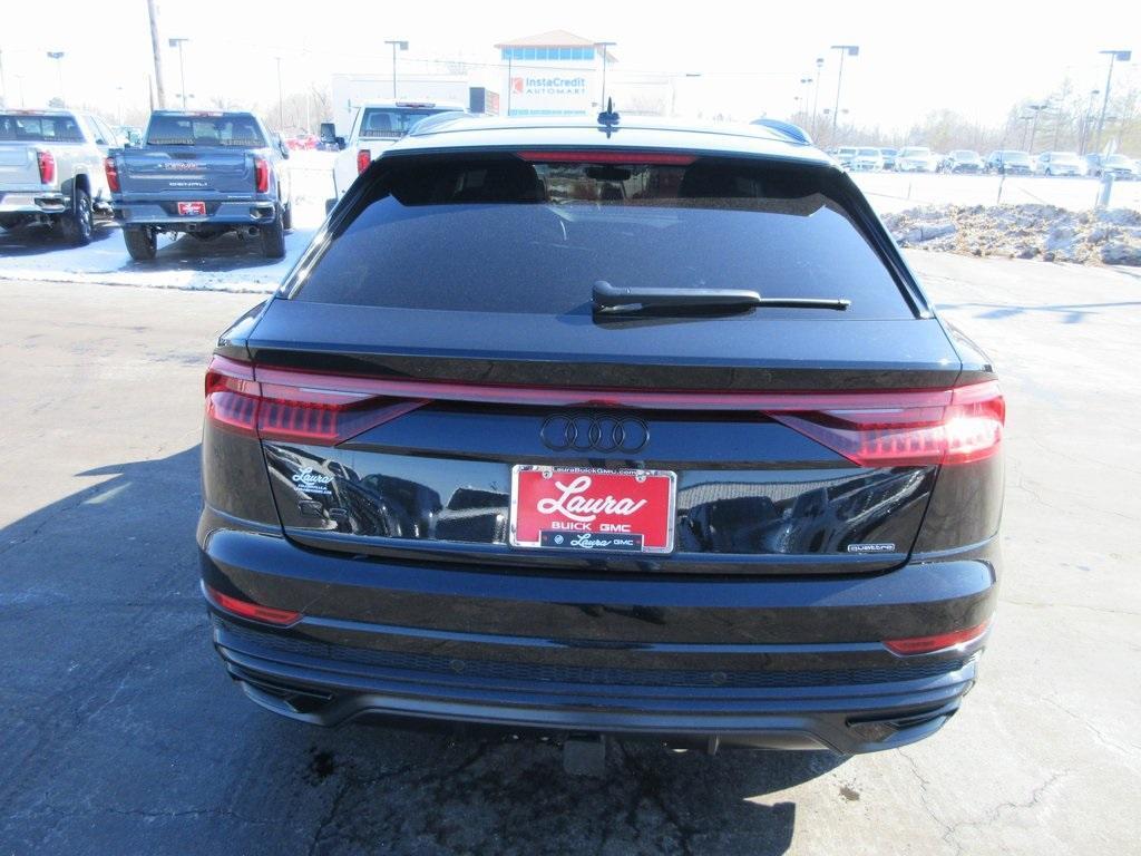 used 2023 Audi Q8 car, priced at $58,995