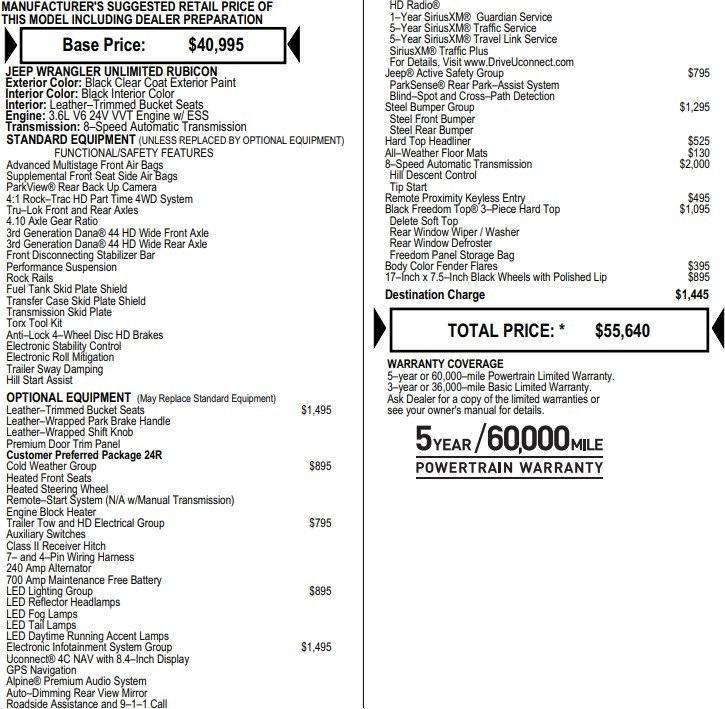 used 2018 Jeep Wrangler Unlimited car, priced at $27,995