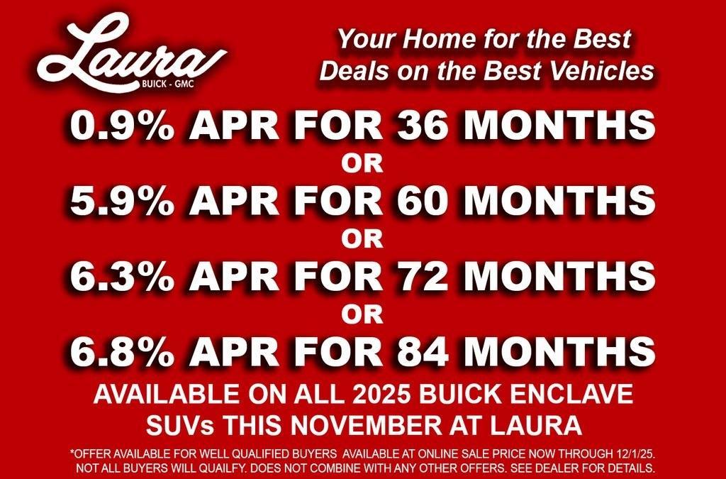 new 2025 Buick Enclave car, priced at $57,489