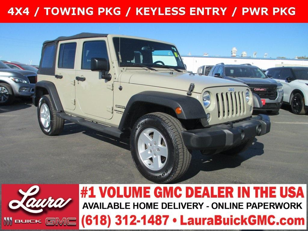 used 2017 Jeep Wrangler Unlimited car, priced at $19,995