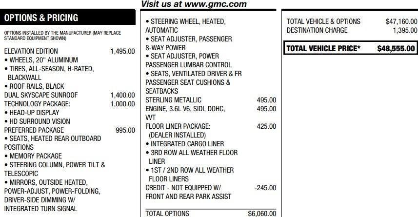 used 2023 GMC Acadia car, priced at $32,995