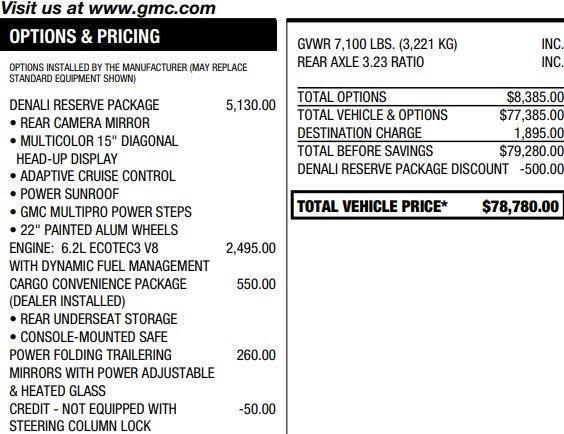 used 2023 GMC Sierra 1500 car, priced at $58,495