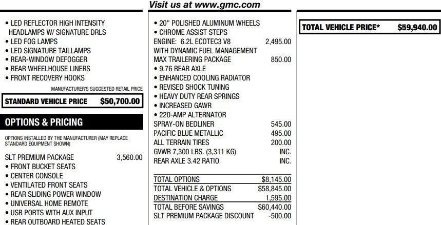 used 2020 GMC Sierra 1500 car, priced at $37,995