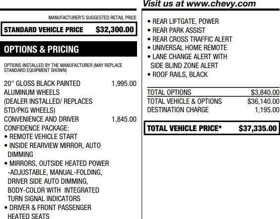 used 2020 Chevrolet Blazer car, priced at $16,495