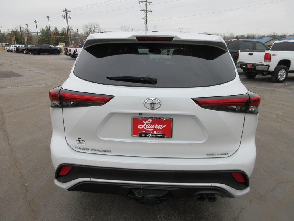 used 2023 Toyota Highlander car, priced at $36,995