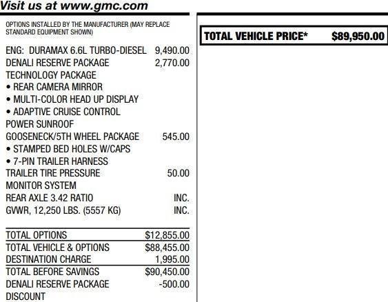 used 2024 GMC Sierra 3500 car, priced at $74,995