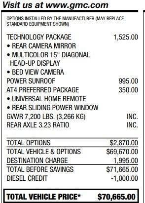 used 2025 GMC Sierra 1500 car, priced at $62,995