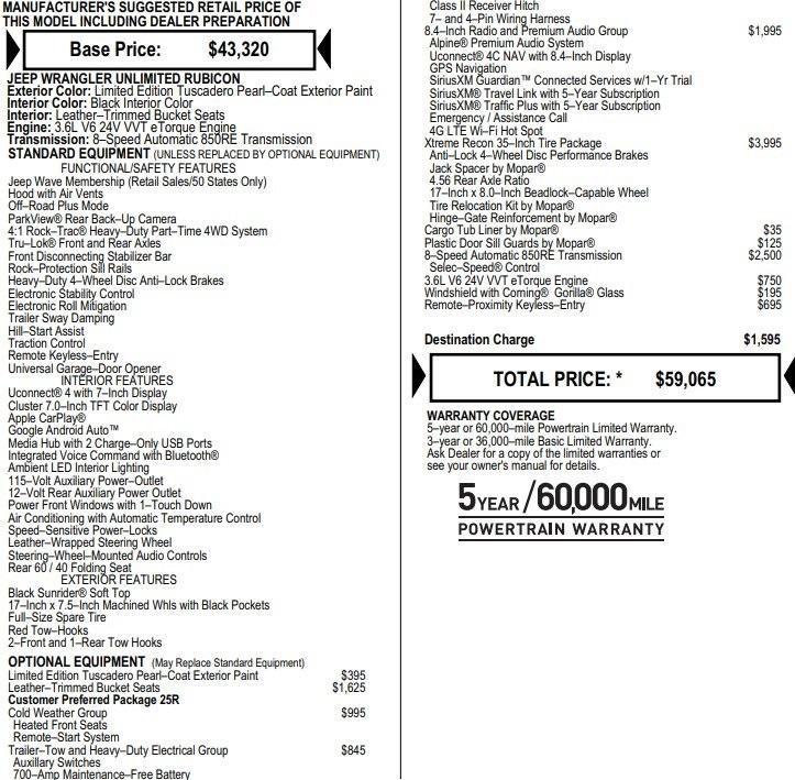 used 2021 Jeep Wrangler Unlimited car, priced at $37,995