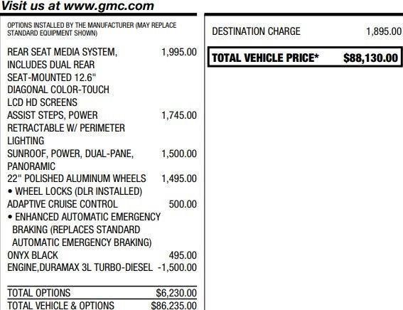 used 2023 GMC Yukon XL car, priced at $68,995