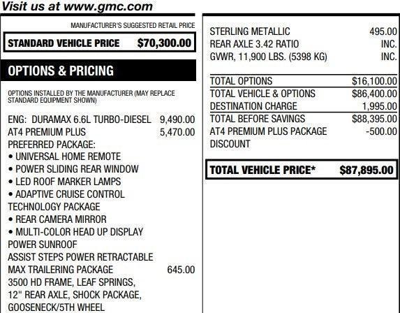 used 2024 GMC Sierra 2500 car, priced at $75,995