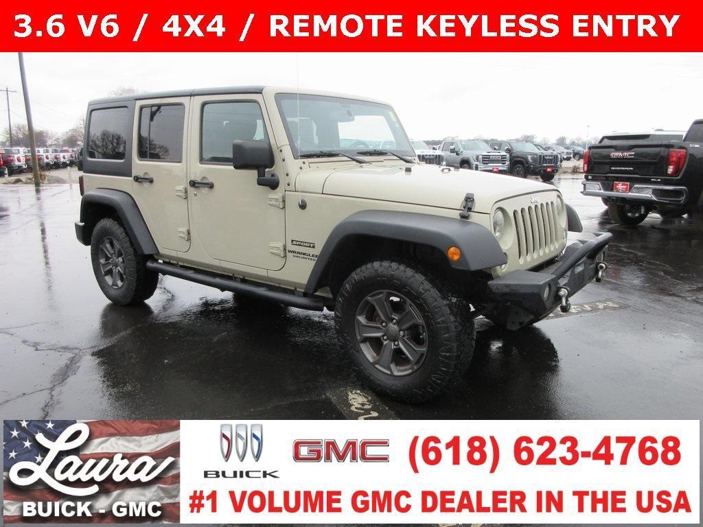 used 2017 Jeep Wrangler Unlimited car, priced at $16,495