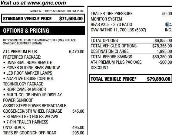 used 2024 GMC Sierra 3500 car, priced at $66,495