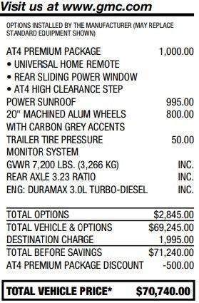 used 2024 GMC Sierra 1500 car, priced at $61,495