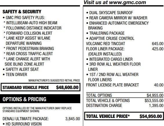 used 2023 GMC Acadia car, priced at $37,995