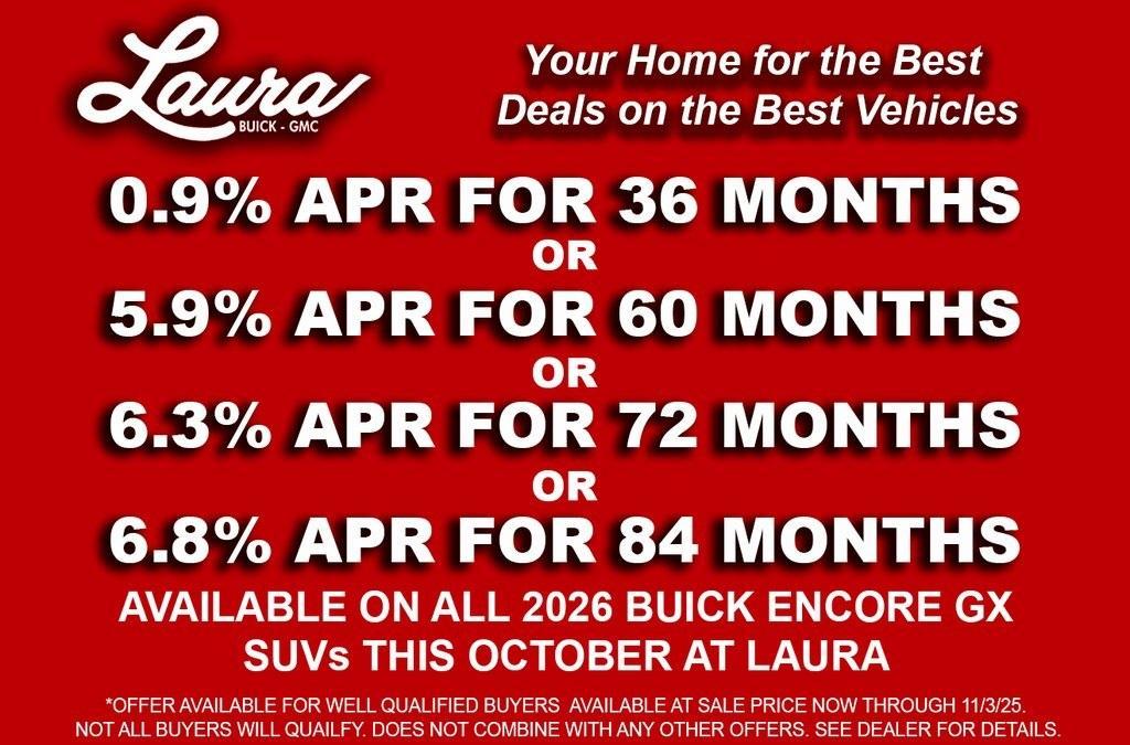 new 2026 Buick Encore GX car, priced at $31,044