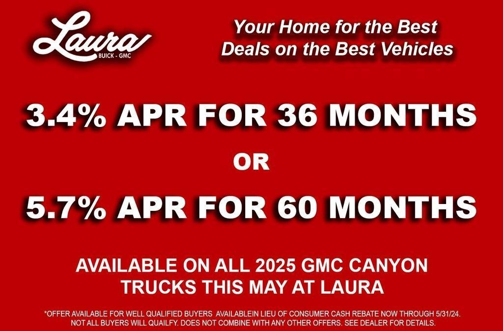 new 2025 GMC Canyon car, priced at $43,320