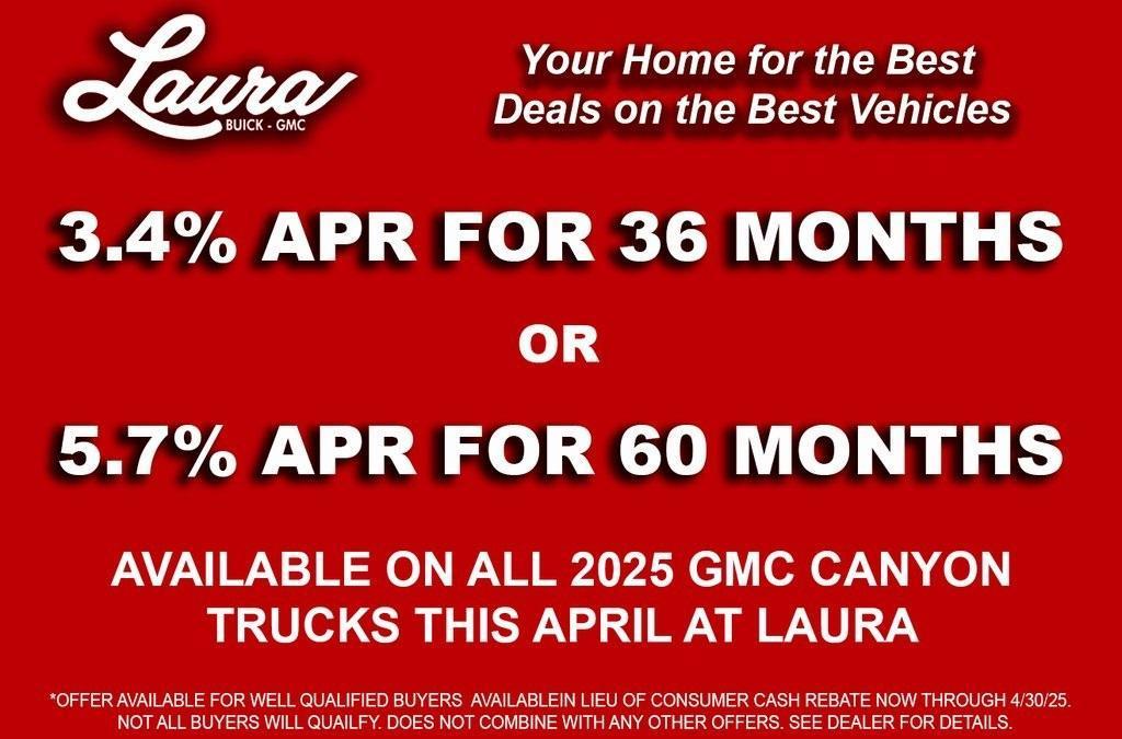 new 2025 GMC Canyon car, priced at $43,320