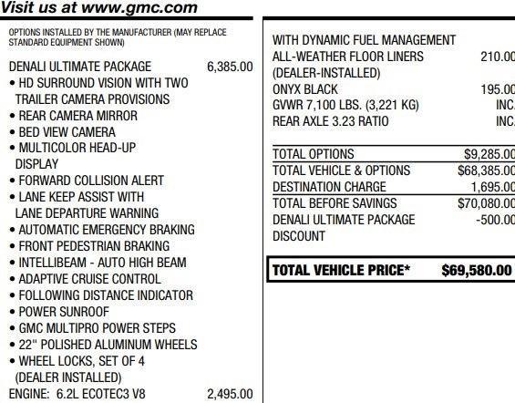 used 2021 GMC Sierra 1500 car, priced at $42,495