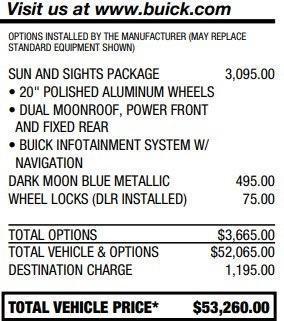 used 2020 Buick Enclave car, priced at $23,995