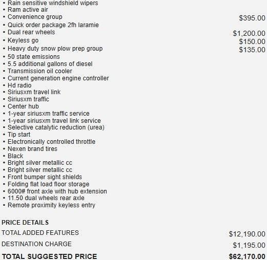 used 2014 Ram 3500 car, priced at $21,995