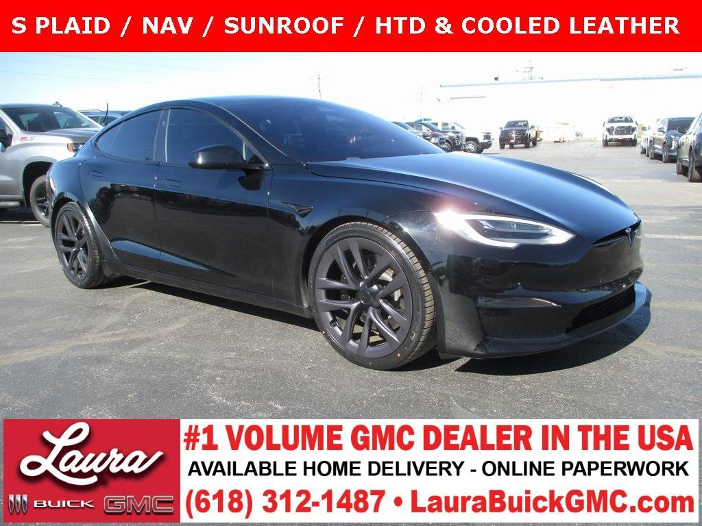 used 2021 Tesla Model S car, priced at $45,995