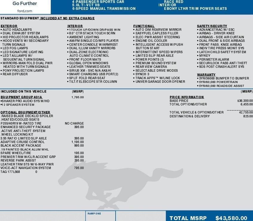 used 2016 Ford Mustang car, priced at $22,995