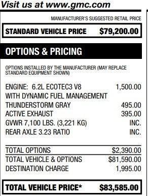 used 2024 GMC Sierra 1500 car, priced at $64,995