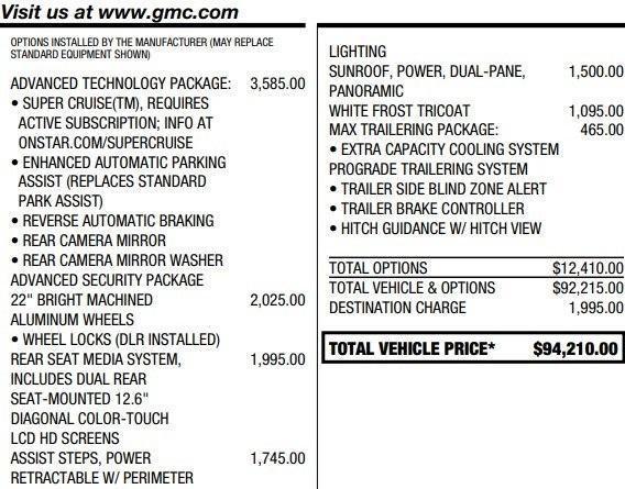 used 2024 GMC Yukon car, priced at $78,495