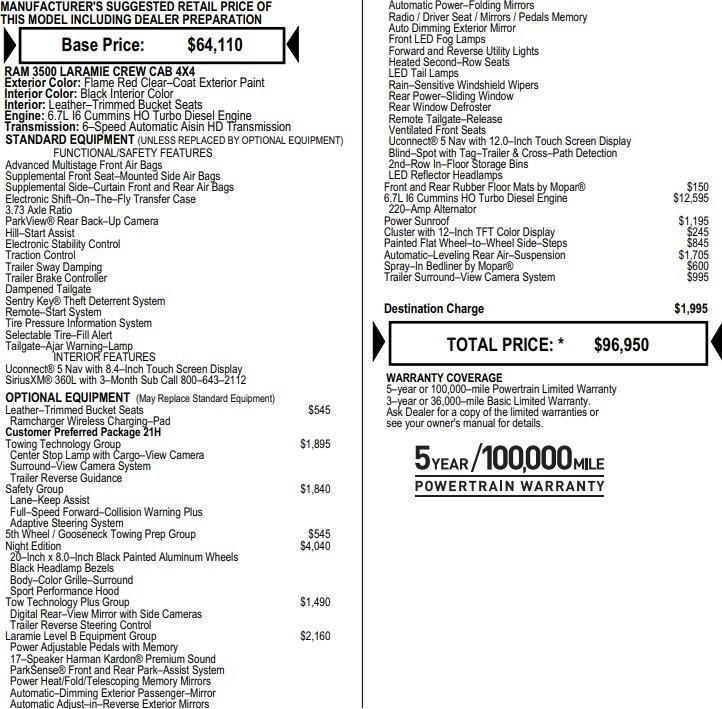 used 2024 Ram 3500 car, priced at $66,995