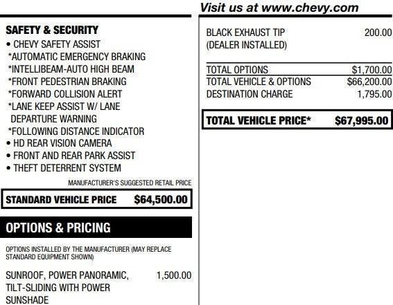 used 2023 Chevrolet Tahoe car, priced at $53,995