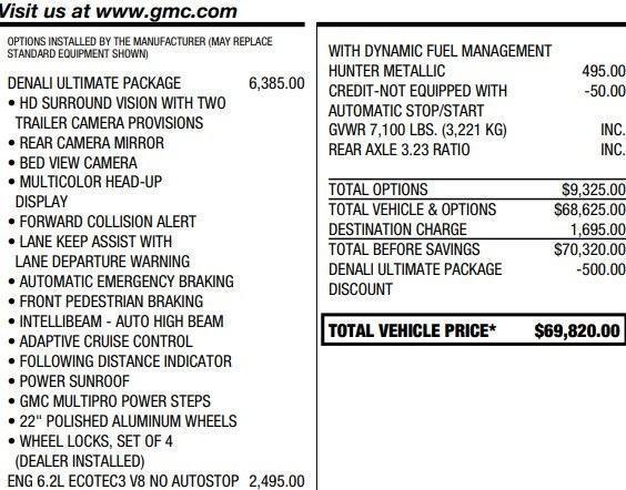 used 2021 GMC Sierra 1500 car, priced at $42,995