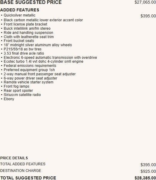 used 2017 Buick Encore car, priced at $11,495