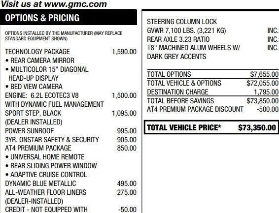 used 2023 GMC Sierra 1500 car, priced at $56,995