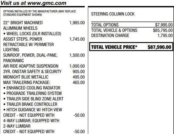 used 2022 GMC Yukon XL car, priced at $60,995