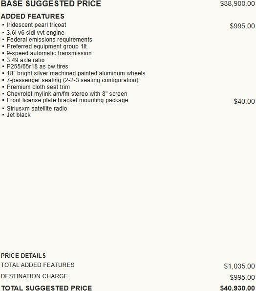 used 2018 Chevrolet Traverse car, priced at $15,495