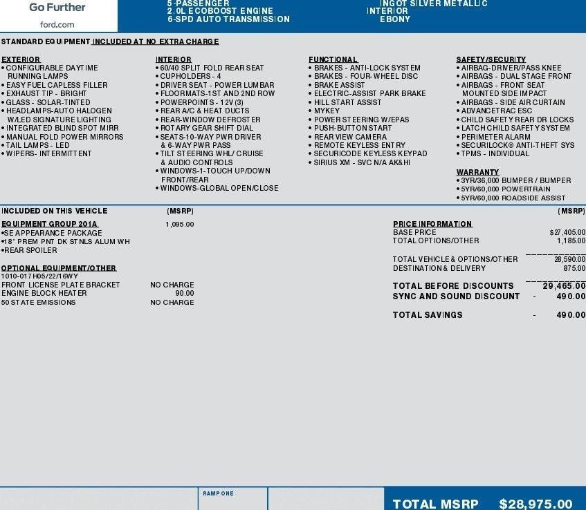 used 2017 Ford Fusion car, priced at $9,995