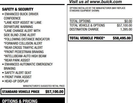 used 2023 Buick Enclave car, priced at $36,995