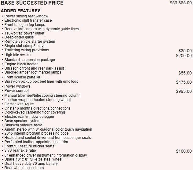 used 2015 GMC Sierra 3500 car, priced at $50,995