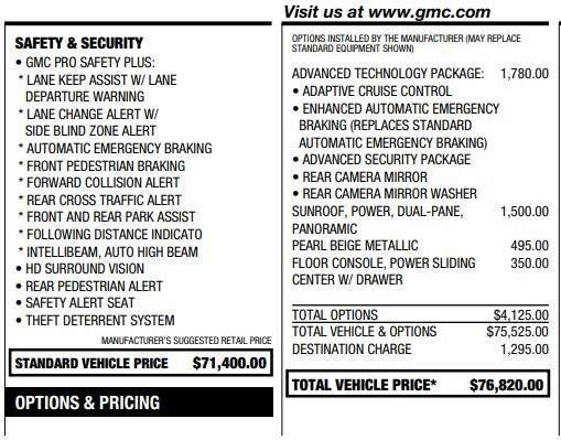 used 2021 GMC Yukon car, priced at $53,495